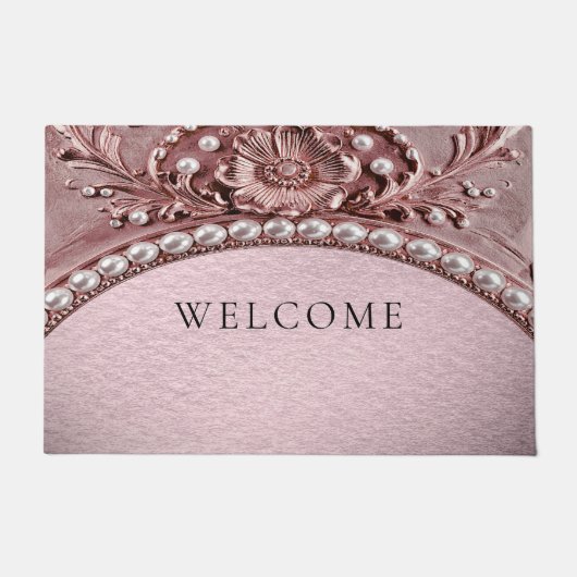Paillasson Pink Flower Doormat (Devant)