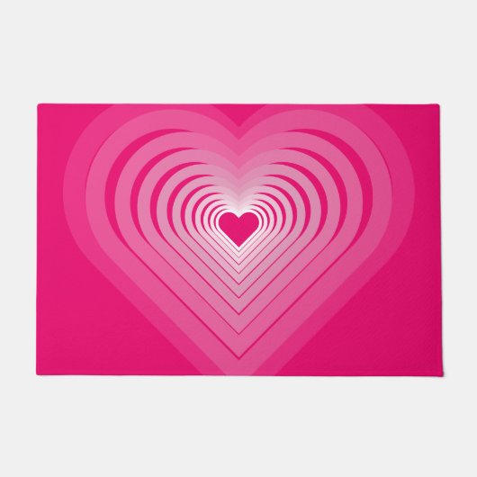 Paillasson Pink Heart Doormat (Devant)