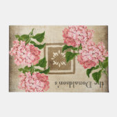 Paillasson Pink Hydrangea Clusters II (Devant)