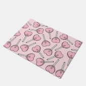 Paillasson Pink Lollipops, Heart Lollipops, Lollipop Pattern (Incliné)