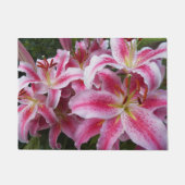 Paillasson Pink Oriental Lilies Floral (Devant)