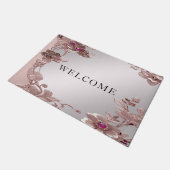 Paillasson Pink Ornate Floral (Incliné)