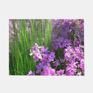 Paillasson Pink Phlox et Grass été Floral