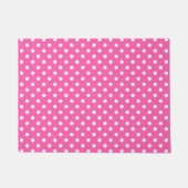 Paillasson Pink Polka Dot Breast Cancer Awareness Pattern (Devant)