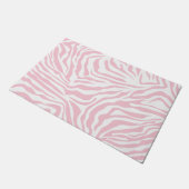 Paillasson Pink Zebra Stripes Poster de animal sauvage Zebra (Incliné)