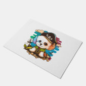 Paillasson Pirate de chien de Bichon (Incliné)