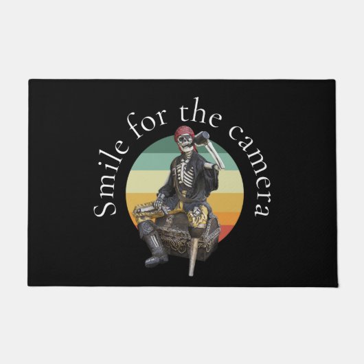 Paillasson Pirate Doormat Smile pour la caméra doormat (Devant)