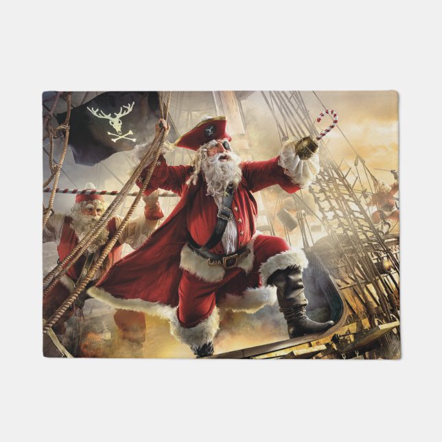 Paillasson Pirate Père Noël (Devant)