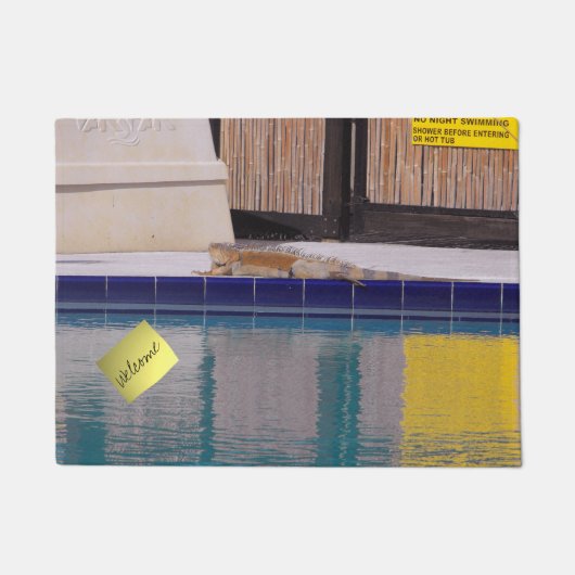 Paillasson Piscine de l'Iguana (Devant)