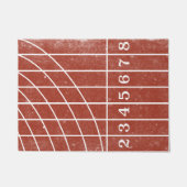 Paillasson Piste rouge à manches à manches à manches (Devant)