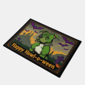 Paillasson Pitbullstein Joyeux Howl-o-ween (Incliné)
