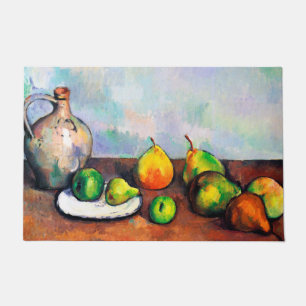 Paillasson Pitcher et Fruit, Paul Cezanne