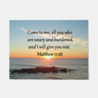 PITTORESQUE MATTHEW 11"28 SCRIPTURE VERSE
