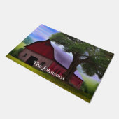 Paillasson Pittoresque Rustique Feuille d'érable d'automne (Incliné)