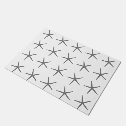 Paillasson Plage côtière de Starfish Gris bleu marine (Incliné)