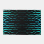 Paillasson Plage côtière Salé Vagues Turquoise Art Abstrait (Devant)