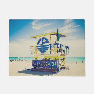 Paillasson Plage du sud de la tour de maître nageur, Miami