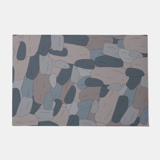 Paillasson Plage estivale murale moderne Rock motif (Devant)