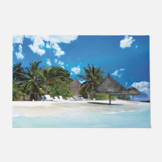 Paillasson Plage exotique  (Devant)