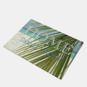 Paillasson Plage, Palm Feuilles, Maison Sweet Home (Incliné)