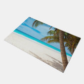 Paillasson Plage tropicale, Sable, Océan, Palm Tree Fun Summe (Incliné)