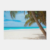 Paillasson Plage tropicale, Sable, Océan, Palm Tree Fun Summe (Devant)
