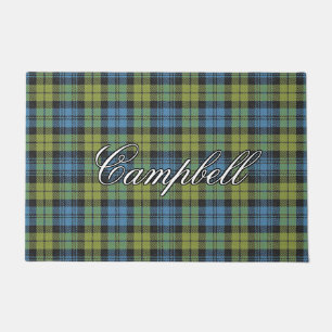 Paillasson Plaid de tartan écossais de famille de Campbell d