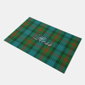 Paillasson Plaid de tartan écossais de Ross de clan de vue (Incliné)