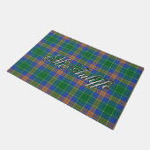 Paillasson Plaid de tartan irlandais de MacAuliffe McAuliffe (Incliné)