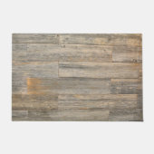 Paillasson Planches à grains de bois rustique en relief (Devant)