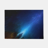 Paillasson Plaque de porte bleue (Devant)