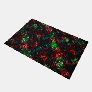 Paillasson Plaques de couleur flashy sous traces sombres et m