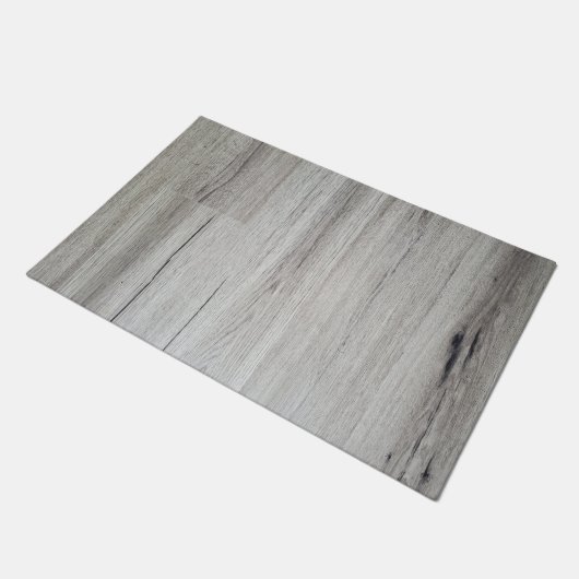 Paillasson Plaques de plancher en bois gris (Incliné)