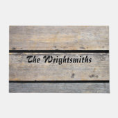 Paillasson Plaques en bois rustique (Devant)