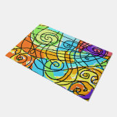 Paillasson Plaques vibrantes géométric (Incliné)