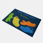 Paillasson Plastique Décontracté Moccasin Chaussures Collage (Incliné)