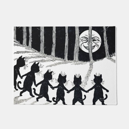 Paillasson Pleine lune et chats, Louis Wain (Devant)