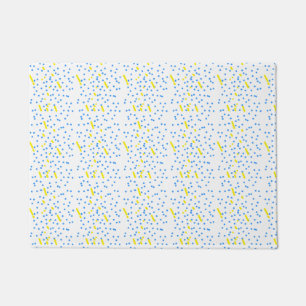 Paillasson Pluie de météores Blue Dots
