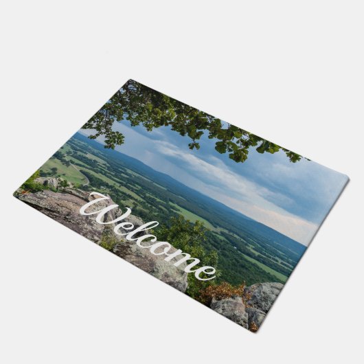 Paillasson Pluie Dirigée Vers Petit Jean Welcome Doormat (Incliné)