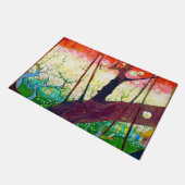 Paillasson Plum à fleurs (après Hiroshige), Van Gogh (Incliné)