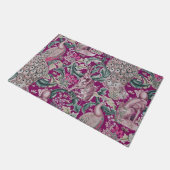 Paillasson Plum d'animaux forestiers, William Morris Doormat (Incliné)