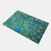 Paillasson Plumes vertes de paon d'Aqua (Incliné)
