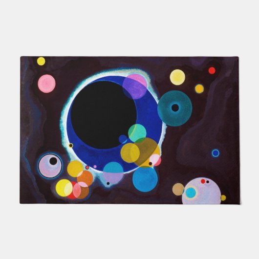 Paillasson Plusieurs cercles, Wassili Kandinsky (Devant)