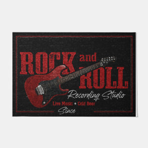 Paillasson Poche et rouleau de guitare électrique Customisé