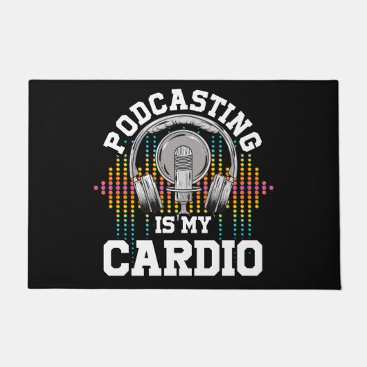 Paillasson Podcast Contenu Créateurs Radio Show Podcasting T- (Devant)