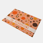 Paillasson Points atomiques modernes du milieu du siècle (Incliné)