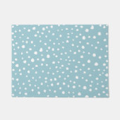 Paillasson Points Dalmatiens Bleus, Points Dalmatiens, Impres (Devant)