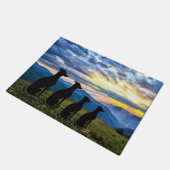 Paillasson Points de vue - Coucher de soleil de Greyhound (Incliné)
