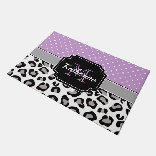 Paillasson Points et Empreintes de léopard (Incliné)