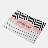 Paillasson Points mignons et Chevron (Incliné)